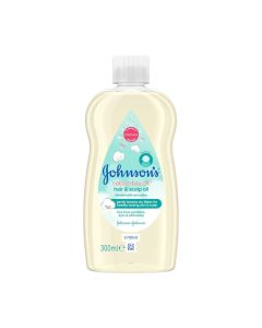 Johnson's Baby Cotton Touch Ulje 300 ml - ulje za novorođenčad i djecu obogaćeno je pravim pamukom i posebno je osmišljeno za nježnu i osjetljivu kožu novorođenčadi.