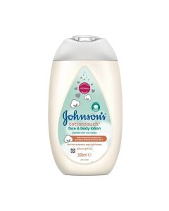 Johnson's Baby Cotton Touch Losion za lice i tijelo 300 ml - obogaćen je pravim pamukom i posebno je osmišljen za nježnu i osjetljivu kožu novorođenčadi.