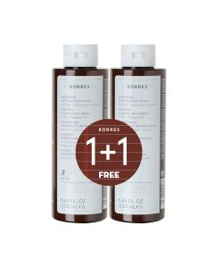 KORRES ALMOND & LINESEED šampon 1+1 GRATIS - njeguje suhu i oštećenu kosu te pomaže spriječiti lomljenje kose i ispucale vrhove.