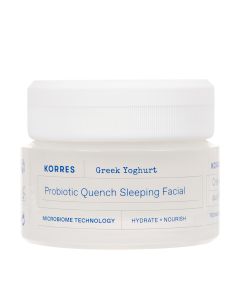 KORRES GREEK YOGHURT noćna krema s probioticima 40 ml - dizajnirana za njegu i obnovu kože s bogatom i luksuznom hidratacijom pravog grčkog jogurta.