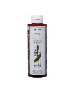 KORRES LAUREL & ECHINACEA šampon za suho vlasište i perut 250 ml - uravnotežujući šampon sa salicilnom kiselinom koja ljušti vlasište uklanjajući ljuskice.