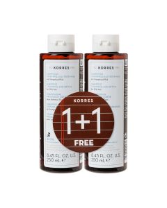 KORRES LIQUORICE & URTICA šampon 1+1 GRATIS - dubinski čisti kosu te joj daje volumen. 