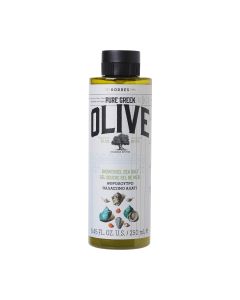KORRES OLIVE & SEA SALT gel za tuširanje 250 ml - Kremasti gel za tuširanje obogaćen ekstra djevičanskim maslinovim uljem i aromatičnim notama morske soli. 