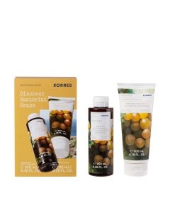 KORRES SANTORINI GRAPE mlijeko za tijelo + GRATIS gel za tuširanje - set za osvježavajuću njegu i hidrataciju tijela.