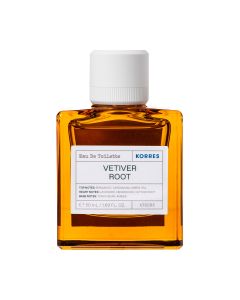 KORRES VETIVER ROOT toaletna vodica 50 ml - Vetiver susreće note lavande, cedar drva i zelenog čaja.