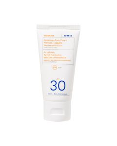 KORRES YOGHURT SPF30 krema za lice 50 ml - s visokom zaštitom, pomaže u zaštiti od fotostarenja, pruža aktivnu hidrataciju, elastičnost i jedinstven osjećaj ugode.
