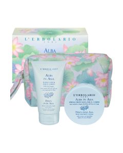 L'Erbolario Alba in Asia Dream Skin Beauty pochette - Kremasti piling za tijelo 50 ml i Krema za tijelo 75 ml.