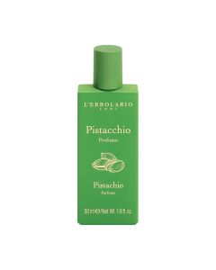 L'Erbolario Pistacchio parfem 50 ml - nota pistacija daje mirisu nepogrešivo gurmanski karakter, a istovremeno se savršeno slaže sa voćnim notama poput crnog ribiza, cvijeta breskve i kokosove vodice.