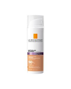 La Roche-Posay ANTHELIOS PIGMENT CORRECT SPF50 MEDIUM - NOVO - Nova generacija proizvoda za zaštitu od sunca koja štiti od fotostarenja koje uzrokuje svakodnevno izlaganje suncu te pomaže vidljivo ublažiti hiperpigmentaciju kože.  Bijelo narančasto ljubič