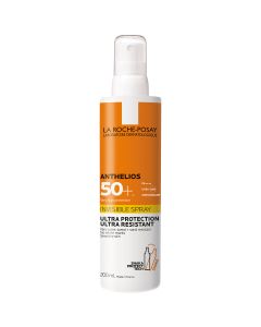 ANTHELIOS NEVIDLJIVI SPREJ SPF50+ pruža visoku zaštitu širokog spektra i djeluje preventivno na oštećenja uzrokovana UVA, UVB, infracrvenim-A zrakama i zagađenjem.