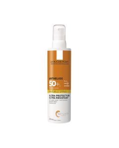 La Roche-Posay ANTHELIOS NEVIDLJIVI SPREJ SPF50+ pruža visoku zaštitu širokog spektra i djeluje preventivno na oštećenja uzrokovana UVA, UVB, infracrvenim-A zrakama i zagađenjem.