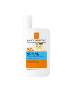 La Roche-Posay ANTHELIOS UVMUNE 400 DERMO - PEDIATRICS Nevidljivi fluid za zaštitu od sunca za djecu SPF50+, 50 ml - za dječju osjetljivu kožu i kožu sklona atopiji.