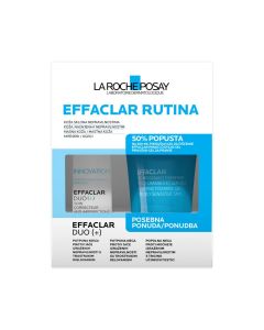 La Roche Posy Effeclar Rutina za kosžu sklonu nepravilnosima, masnu do mješovitu kožu, pakiranje od dva proizvoda effeclar duo krema i effeclar gel za čišćenje