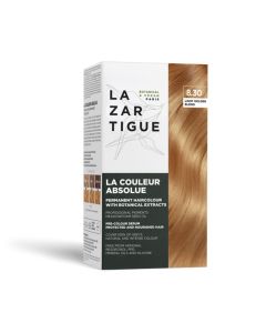 Lazartigue Boja za kosu GOLDEN LIGHT BLONDE (zlatno svijetlo plava) - proizvod u bijelo sivoj kutiji na bijeloj pozadini.