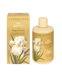 L'Erbolario Iris Bianco kupelj 300 ml - njegovo djelovanje ostavlja kožu mekom i baršunastom, uz ugodan cvjetni miris.