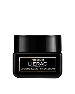 Lierac Premium krema za područje oko očiju 20 ml - ispravlja sve znakove starenja: bore, natečenost, gubitak elastičnosti i sjaja te dehidraciju, prikladno za osjetljive oči.