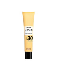Lierac Sunissime The Tinted Velvety Sun Fluid SPF30 40 ml - sprječava oštećenja kože i znakove fotostarenja za cjelokupno anti-age djelovanje, pruža prirodnu prekrivenost za besprijekoran i ujednačen izgled kože.