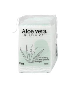 Lolete Aloe vera blazinice za uklanjanje šminke i čišćenje lica 40 komada