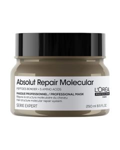 L'oreal Professionnel Paris Absolut Molecular Repair Maska za kosu 250 ml - Popravlja 2 godine oštećenja i obnavlja molekularne slojeve kose.