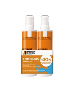 La Roche-Posay Anthelios maglica za lice i tijelo SPF50+ DUO PROMO - štiti kožu od vrlo širokog spektra UVA i UVB zračenja te sprječava nastanak oštećenja uzrokovanih infracrvenim-A zračenjem i onečišćenjem.
