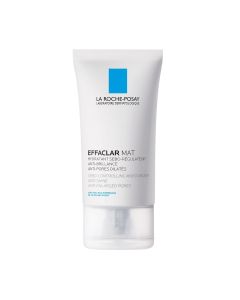 La Roche-Posay EFFACLAR MAT Hidratantna njega za lice s mat-efektom protiv sjaja, sebuma i proširenih pora, 40 ml - za njegu masne kože koja sprječava sjaj.