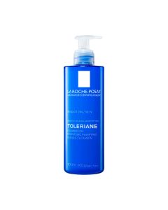 La Roche-Posay Toleriane pjenušavi gel s dvostrukim djelovanjem za hidrataciju i čišćenje kože 400 ml - prikladan za osjetljive oči, uklanja višak sebuma, šminku i nečistoće.