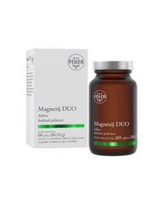 M.E.V. Feller® Magnezij DUO 60 tableta (86, 52 g) dodatak prehrani za kosti i mišiće doprinosi normalnom funkcioniranju cijelog organizma