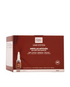 MartiDerm HAIR SYSTEM 3GF AMPULE protiv ispadanja kose 28 komada - ampule Hair System protiv gubitka kose sadrže faktore rasta kose koji pomažu u borbi protiv različitih vrsta gubitka kose.