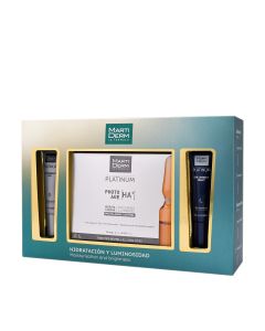 MartiDerm PLATINUM PHOTO-AGE HA+ ampule 30 kom + GRATIS PLATINUM EYE CORRECT DAY & NIGHT za područje oko očiju  2 x 10 ml - anti age njega za lice i područje oko očiju.