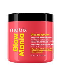 Matrix Glow Mania Super maska za obojenu kosu 500 ml - vaša obojena kosa će zablistati kao nikad prije, zahvaljujući sjajnoj njezi koju joj pruža.