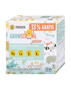 MEDEX GROWSTRONG JUNIOR VRECICE 20 x 8 g