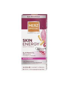 Merz Spezial Skin Energy Beauty kapsule 30 komada - za potpuno regeneriranu kožu, obogaćenu antioksidansima poput vitamina C koji štiti od oksidativnog stresa.