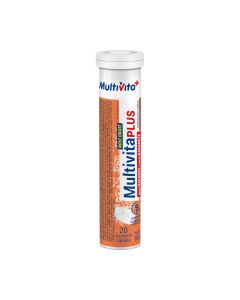 Multivita+ Multivitamini šumeće tablete okusa naranče 20 komada