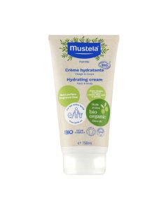 Mustela BIO hidratantna krema 150 ml - certificirano organska krema hidratizira lice i tijelo dok poštuje najosjetljiviju kožu.
