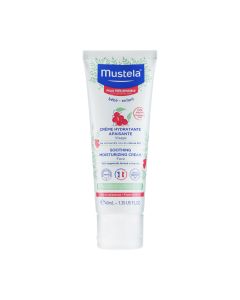 Mustela Umirujuća hidratantna krema za lice 40 ml - ormulirana bez parfema, pogodna je za svakodnevnu njegu lica za bebe i djecu s vrlo osjetljivom kožom, od rođenja.