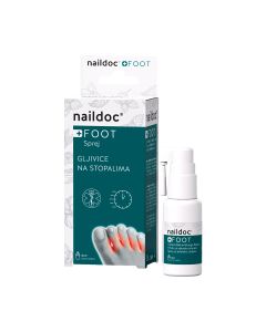 naildoc Foot sprej 25 ml - namijenjen je za pomoć u liječenju i sprječavanju nastanka atletskog stopala (ljuštenja stopala ili tinea pedis).