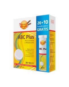 Natural Wealth Abc Plus™ 20 šumećih tableta + 10 gratis
