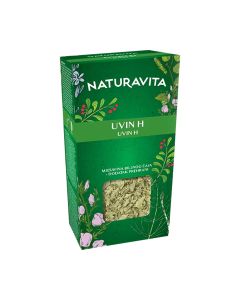 Naturavita UVIN H čaj 60 g - Čajna mješavina s listom medvjetke, zeleni vrijeska, listom breze, korijenom zečjeg trna i zeleni preslice.