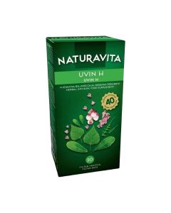 Naturavita UVIN H Filter 20x1 5 g - Čajna mješavina s listom medvjetke, zeleni vrijeska, listom breze, korijenom zečjeg trna i zeleni preslice.