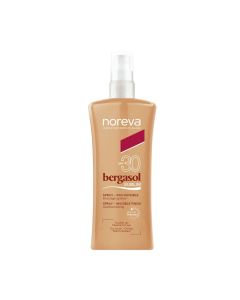 Noreva BERGASOL SUBLIM SPREJ SPF30 - Zahvaljujući kombinaciji UV filtera i antioksidativnih aktivnih sastojaka, Bergasol Sublim Spray nevidljivi završetak SPF30 pruža poboljšanu zaštitu od oštećenja od sunca i osigurava prekrasnu preplanulost. Proizvod je