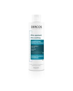 Vichy DERCOS Izuzetno smirujući šampon za osjetljivo vlasište, normalna do masna kosa, 200 ml