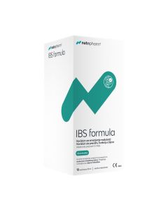 Nutripharm | IBS FORMULA 10 vrećica - sadrži djelomično hidroliziranu guar gumu i simetikon koji sinergijski djeluju u liječenju simptoma povezanih sa sindromom iritabilnog crijeva.