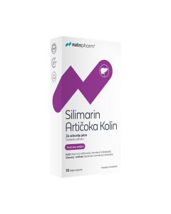Nutripharm SILIMARIN ARTIČOKA KOLIN 30 kapsula - svima koji žele očuvati zdravlje jetre, a osobito osobama koje unose veće količine alkohola, lijekova ili hrane s visokim udjelom masnoća.