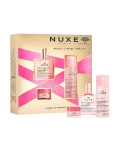 NUXE Pink Fever set - Tri proizvoda za njegu kože s ultra-senzornim koktelom uzbudljivih cvjetnih nota.