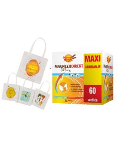 Natural Wealth Magnezij Direkt 375 mg +B+C MAXI pakiranje + vrećica