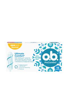O.B. ProComfort normal tamponi 16 komada - normal tamponi omogućuju vrlo lako umetanje i uklanjanje zahvaljujući jedinstvenom SILKTOUCH™ gornjem sloju.