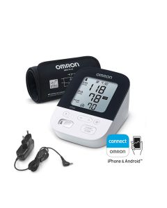 Omron M4 Intelli IT tlakomjer + adapter - Uređaj za točno mjerenje krvnog tlaka i srčanog pulsa, a pametna Intelli Wrap manžeta omogućuje ugodno i precizno mjerenje.