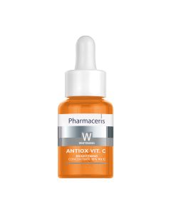 Pharmaceris W - Antiox Vitamin C 15% 30 ml - s 15% vitaminom C kontrolira prekomjernu proizvodnju melanina, s ciljanim učinkom na smanjenje postojećih diskoloracija. 