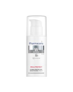 Pharmaceris W Mela-Protect dnevna krema SPF50+ 50 ml - njega kože s hiperpigmentacijom ili neujednačenim tonom, bez sjaja ili bez sjaja ili s kožom u opasnosti od razvoja promjena boje.