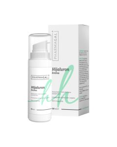 Pharmagal Hijaluronska krema pumpica 50 ml - hijaluron krema zbog svog sastava i blagog mirisa pogodna je za njegu svih tipova kože, posebno suhe i dehidrirane kože.